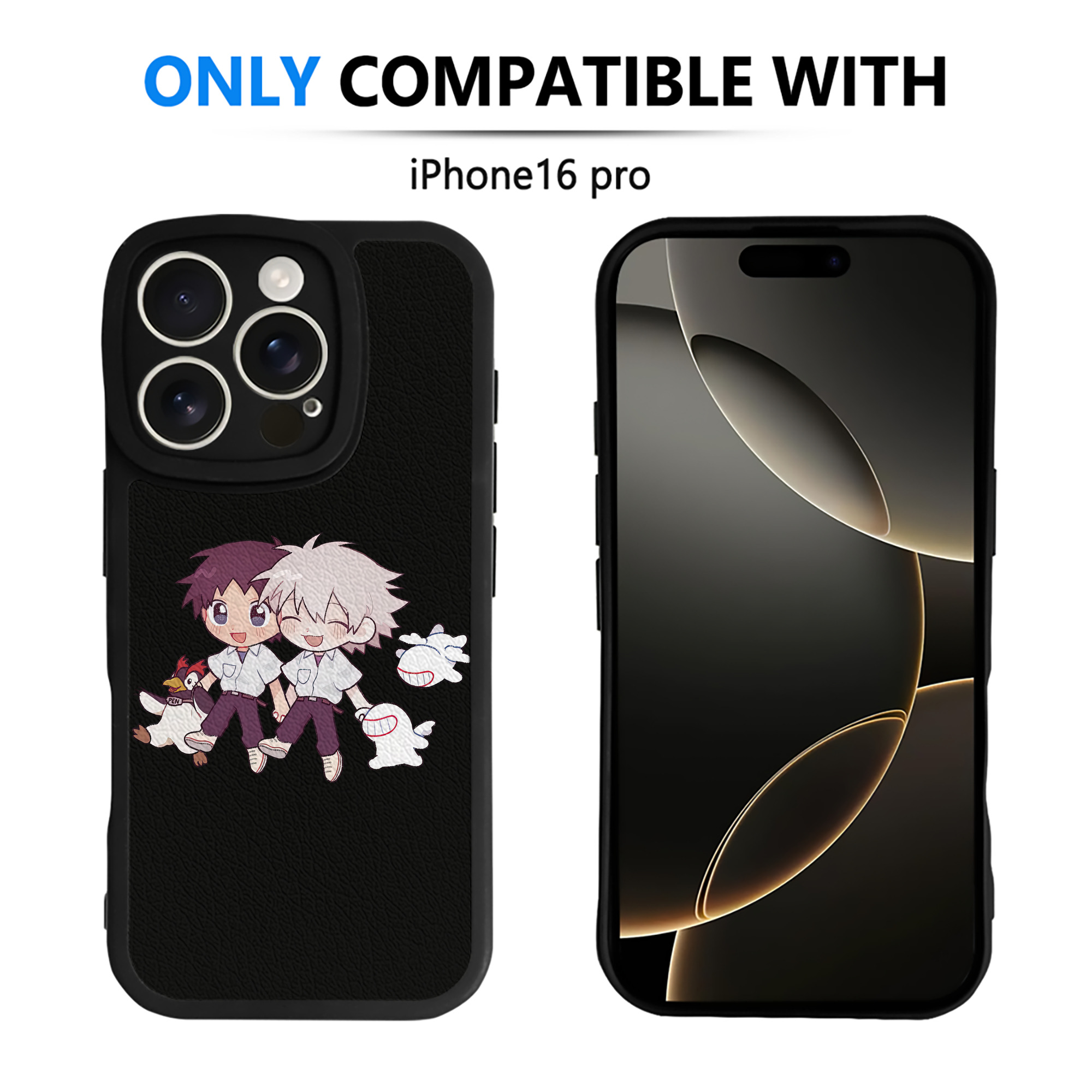 （画像用） EVA 新世紀エヴァンゲリオン 【iPhone 16シリーズ対応】シリコンスマホケース（レザー調） 材質：シリコン